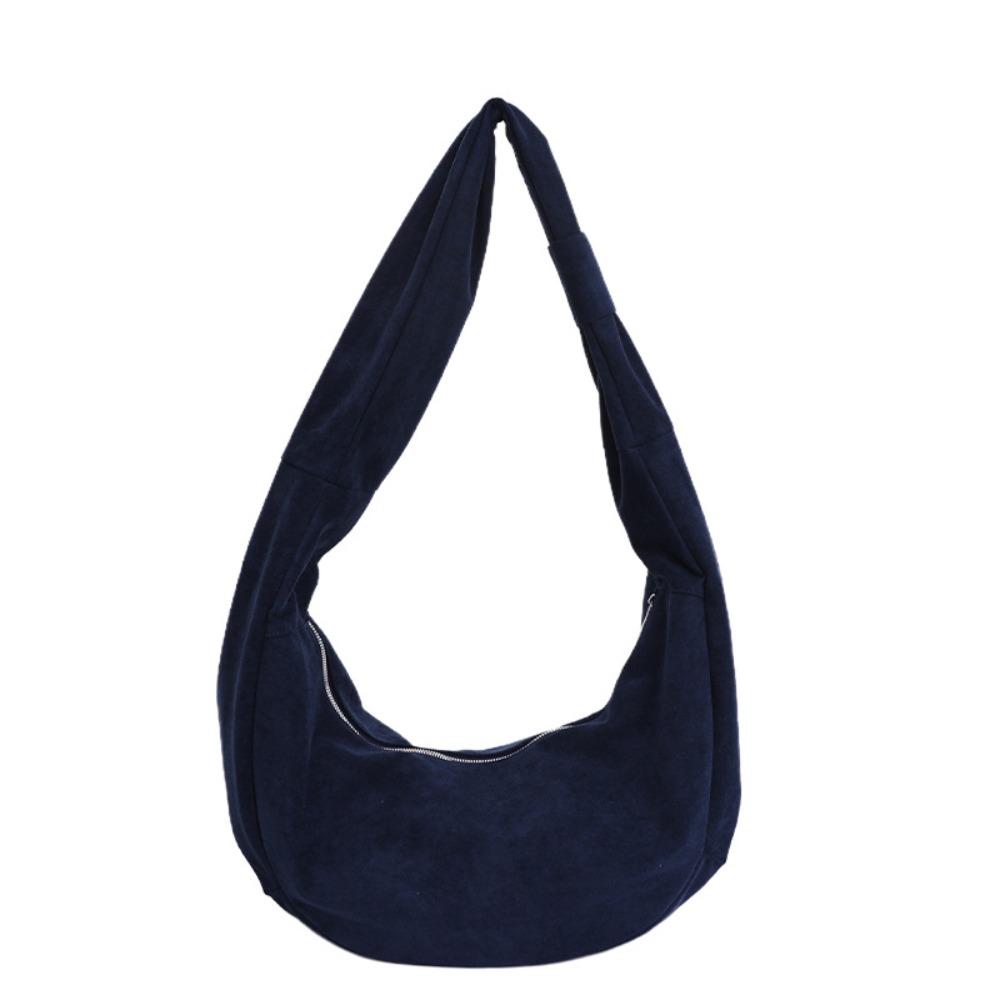 Zipper Suede Matte Dumplings Bag Large Capacity Female Tote Bag Vintage PU Crossbody Bag Children темно-синього кольору
Zipper Suede Matte Dumplings Bag Large Capacity Female Tote Bag Vintage PU Crossbody Bag Children темно-синього кольору