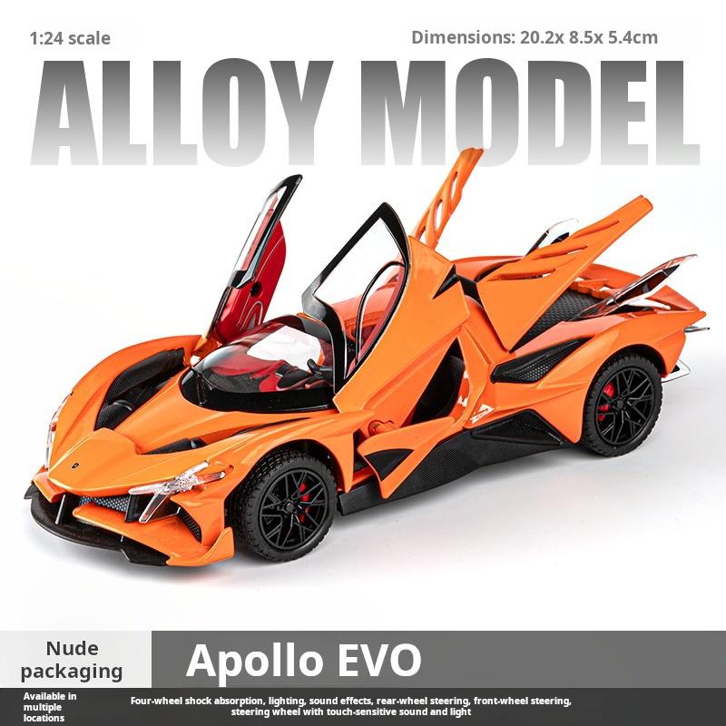 1:24 Apollo EVO God of the Sun Alloy Sports Super Car Model Die-Cast Simulation Collectible Decoration Car Lovers Light & Sound помаранчевий
1:24 Apollo EVO God of the Sun Alloy Sports Super Car Model Die-Cast Simulation Collectible Decoration Car Lovers Light & Sound помаранчевий