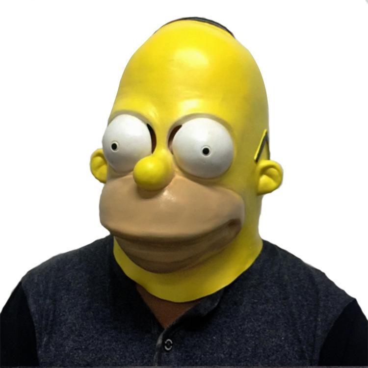 Simpson family movie character masks Simpsons Halloween Masquerade Latex Helmet Props Average Size жёлтый
Simpson family movie character masks Simpsons Halloween Masquerade Latex Helmet Props Average Size жёлтый