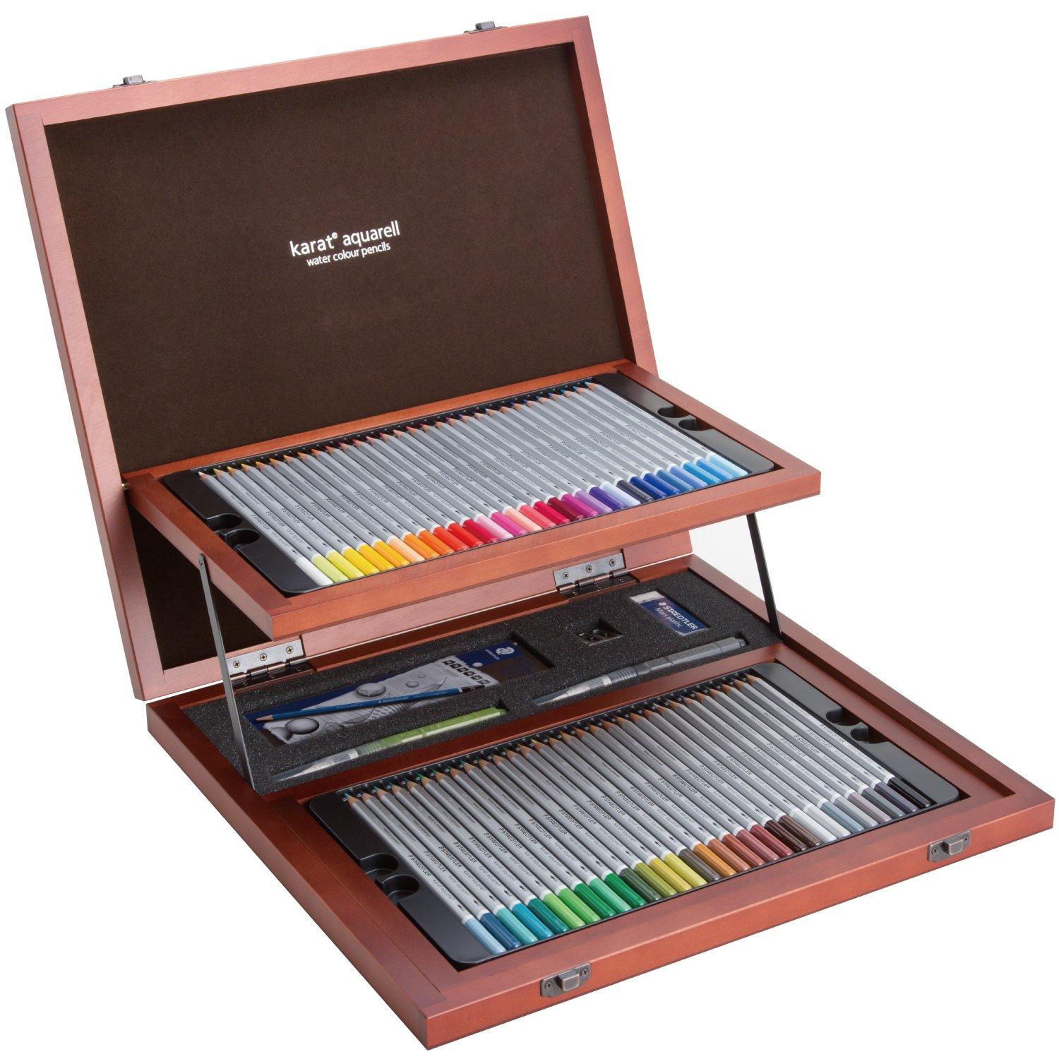 STAEDTLER Colored Pencils 60 Colors Watercolor Pencils Carat Aquarelle Creative Box 125 W60-1
STAEDTLER Colored Pencils 60 Colors Watercolor Pencils Carat Aquarelle Creative Box 125 W60-1