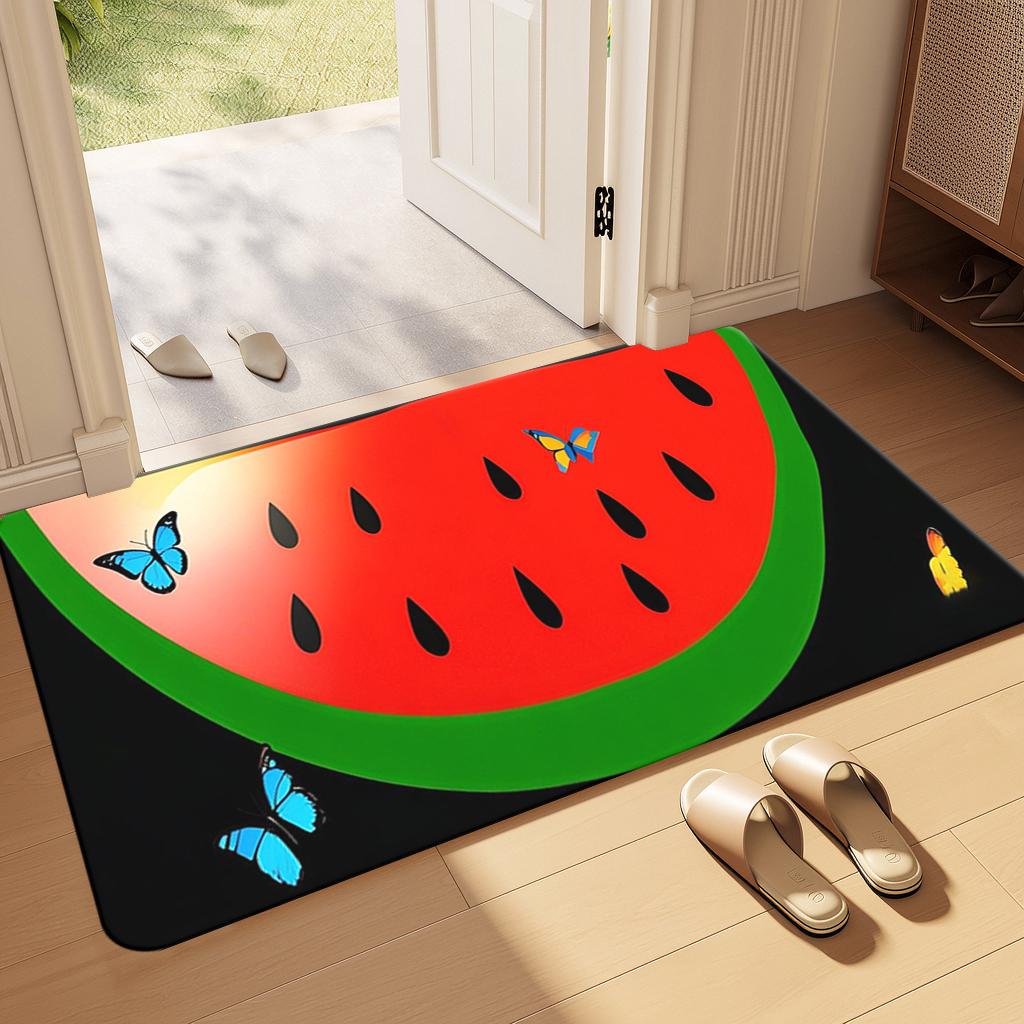 Fresh and Cool Watermelon Summer Anti-Slip Floor Mat, for Use in Living Room, Bedroom and Kitchen as Carpet Decor 40cmx60cm
Fresh and Cool Watermelon Summer Anti-Slip Floor Mat, for Use in Living Room, Bedroom and Kitchen as Carpet Decor 40cmx60cm
