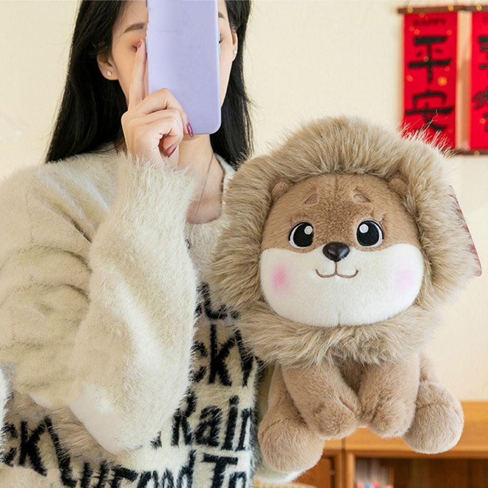 Soft Stuffed Lifelike Lion Doll Fluffy Forest Animals Stuffed Doll Lion Plush Toys Home Decor 35cm
Soft Stuffed Lifelike Lion Doll Fluffy Forest Animals Stuffed Doll Lion Plush Toys Home Decor 35cm