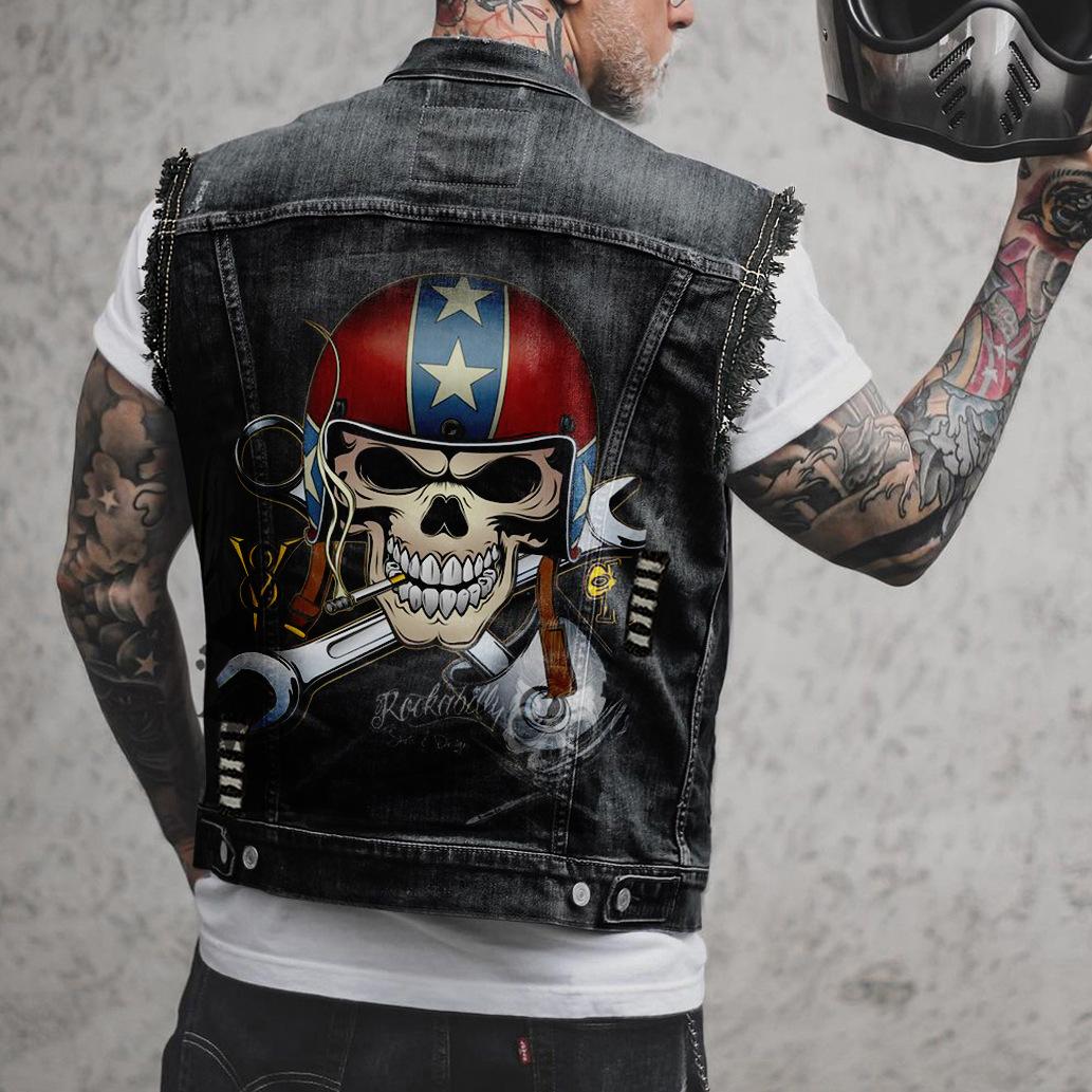 2287 * Cross-border Independent Station Tooling Vest Vest Men s Jacket Printed Punk Vest Large Size Vest Men s Jacket 6XL чорний
2287 * Cross-border Independent Station Tooling Vest Vest Men s Jacket Printed Punk Vest Large Size Vest Men s Jacket 6XL чорний