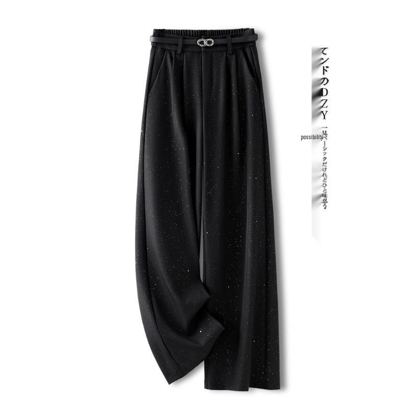 Women s Black Sequin Wide-Leg Suit Pants - Spring/Autumn 2025 Edition 28/L for 105-115 jin
Women s Black Sequin Wide-Leg Suit Pants - Spring/Autumn 2025 Edition 28/L for 105-115 jin