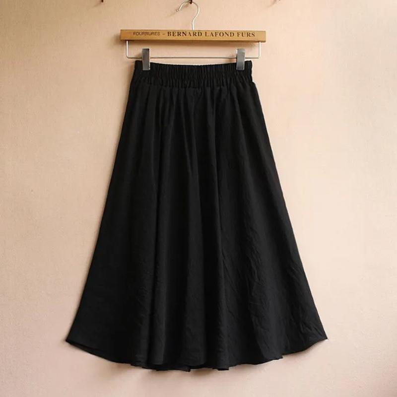 Юбка женская летняя хлопковая повседневная универсальная эластичная с высокой талией свободная юбка-бюстье эластичная тонкая однотонная цветная юбка One Size чёрный
Юбка женская летняя хлопковая повседневная универсальная эластичная с высокой талией свободная юбка-бюстье эластичная тонкая однотонная цветная юбка One Size чёрный