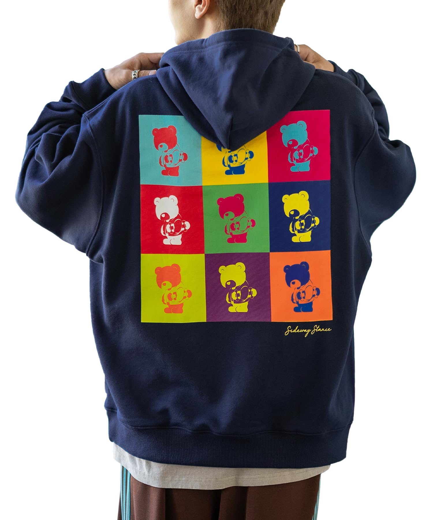 IMPROMES Men s SIDEWAYSTANCE Colorful Skateboard Downer Bear Fleece Pullover Hoodie in Navy
IMPROMES Men s SIDEWAYSTANCE Colorful Skateboard Downer Bear Fleece Pullover Hoodie in Navy