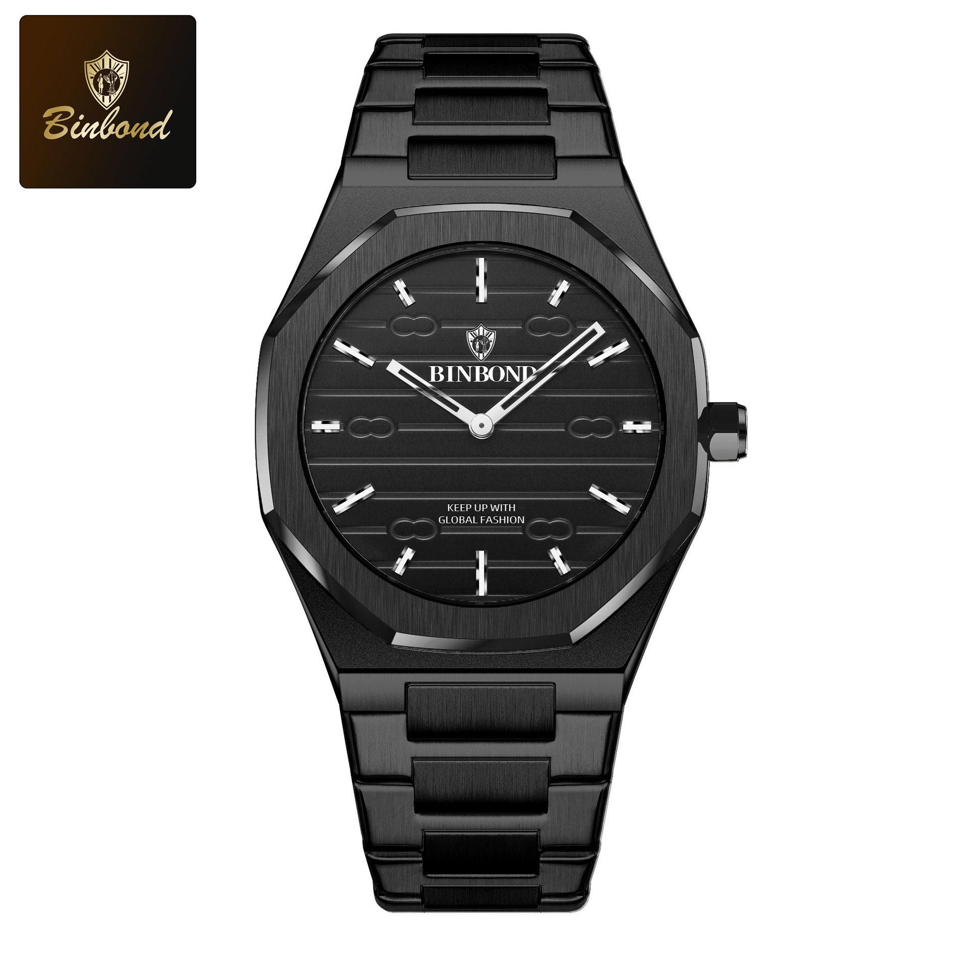 BINBOND Модные деловые мужские кварцевые часы водонепроницаемые ночные восьмиугольные светящиеся модные мужские кварцевые часы подарок
BINBOND Модные деловые мужские кварцевые часы водонепроницаемые ночные восьмиугольные светящиеся модные мужские кварцевые часы подарок