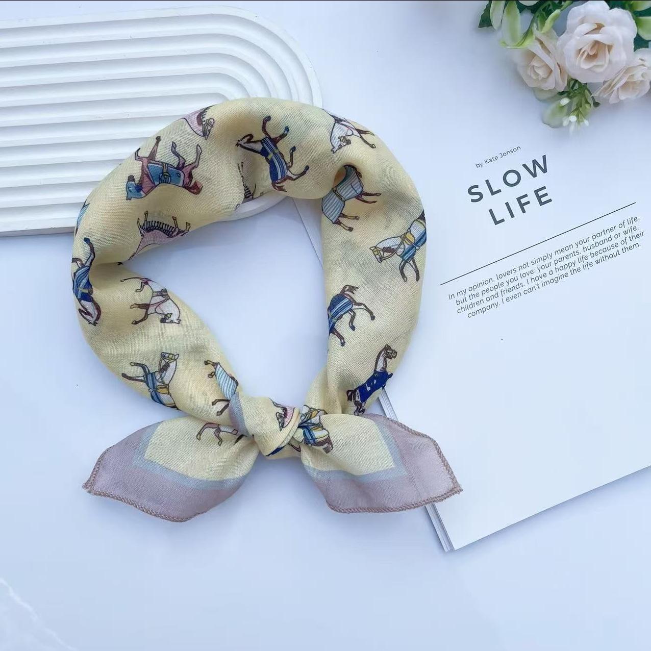 Women s Original Floral Silk-Cotton Scarf - Lightweight, Breathable, Sun-Protection, Pastoral Design.
Women s Original Floral Silk-Cotton Scarf - Lightweight, Breathable, Sun-Protection, Pastoral Design.