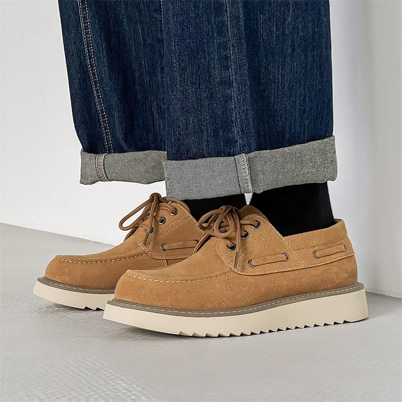 Весенне-осенние мужские 2025 новые кожаные туфли с большой головой, рабочие туфли, британские повседневные туфли, ботинки Мартина, мужские туфли с низким верхом 38
Весенне-осенние мужские 2025 новые кожаные туфли с большой головой, рабочие туфли, британские повседневные туфли, ботинки Мартина, мужские туфли с низким верхом 38