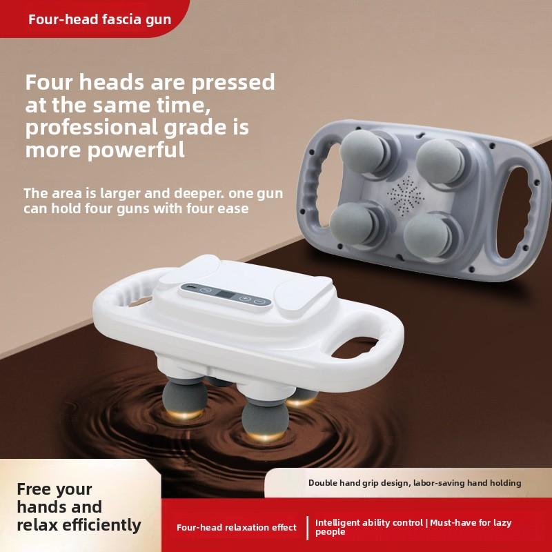 Professional Four-head Fascia Gun, New Back Muscle Relaxation Massager, Multi-functional Automatic Neck Gun
Professional Four-head Fascia Gun, New Back Muscle Relaxation Massager, Multi-functional Automatic Neck Gun