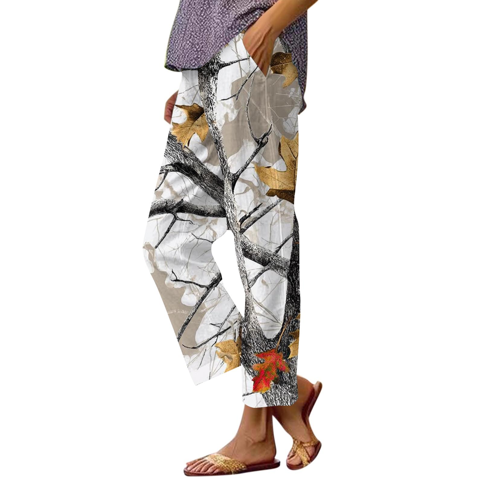Women s Fashion Printed Pocket Elastic Waist Casual Pants Lightweight Comfortable Fit Suitable for Everyday Wear and Leisure Activities L
Women s Fashion Printed Pocket Elastic Waist Casual Pants Lightweight Comfortable Fit Suitable for Everyday Wear and Leisure Activities L