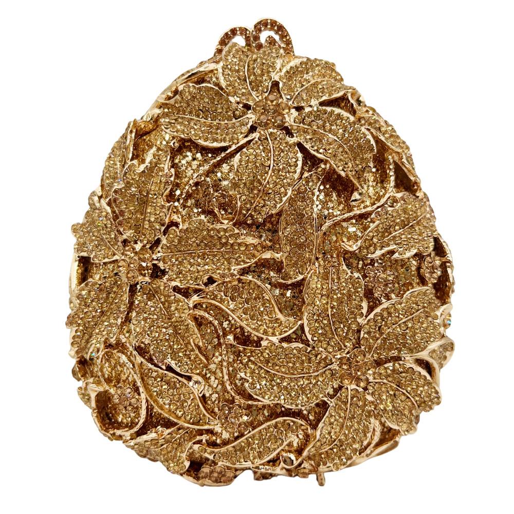 Clear/Orange/Gold/Green Crystal Evening Flower Clutches Wedding Bridal Bag Luxury Rhinestone Women Cocktail Party Purses Handbag
Clear/Orange/Gold/Green Crystal Evening Flower Clutches Wedding Bridal Bag Luxury Rhinestone Women Cocktail Party Purses Handbag