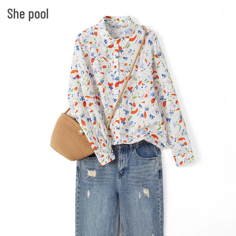 Women s Floral Contrast Long Sleeve Casual Shirt L
Women s Floral Contrast Long Sleeve Casual Shirt L