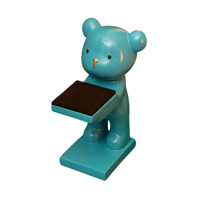 Charming Bear Resin Watch Holder Chic Resin Watch Holder Bear Shape Jewelry Stand Tray for Personal Collection синій
Charming Bear Resin Watch Holder Chic Resin Watch Holder Bear Shape Jewelry Stand Tray for Personal Collection синій
