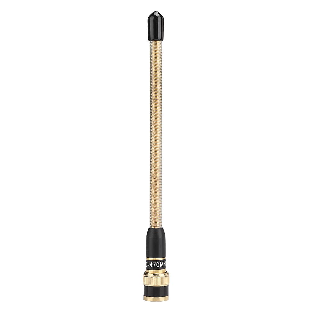 16cm Professional Durable Male BNC Flexible Spring Antenna UHF for ICOM IC V9 Walkie Talkie Ham чорний
16cm Professional Durable Male BNC Flexible Spring Antenna UHF for ICOM IC V9 Walkie Talkie Ham чорний