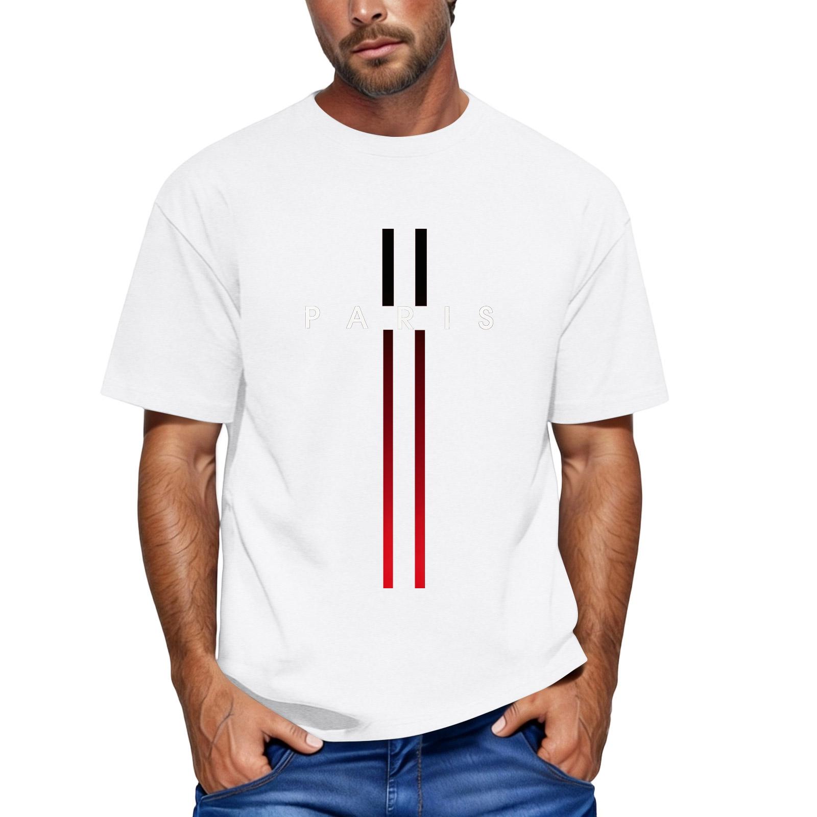 Men s loose and casual flag letter print T-shirt short-sleeved top XL білий
Men s loose and casual flag letter print T-shirt short-sleeved top XL білий