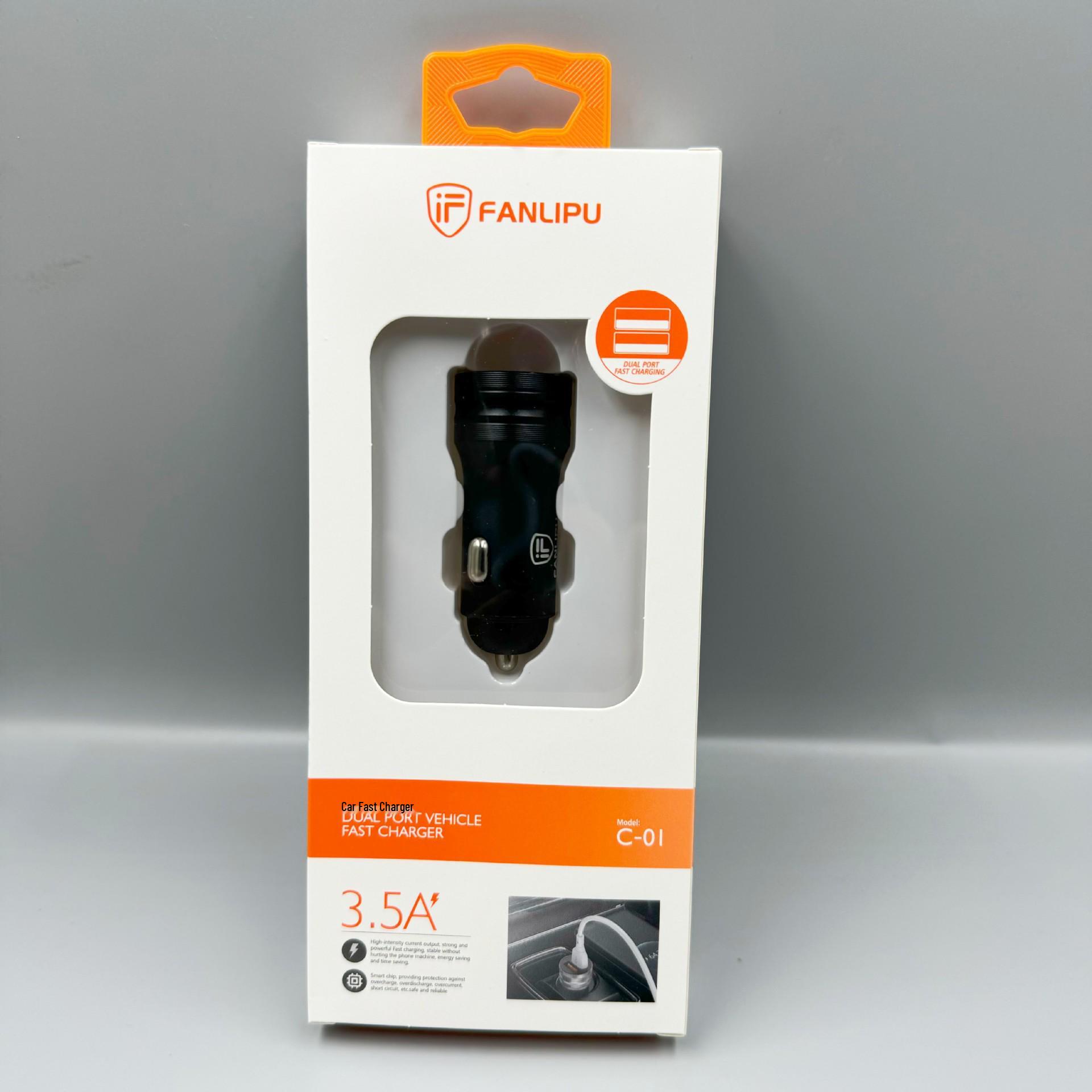 Компактное стальное автомобильное зарядное устройство с двумя USB-портами 3.5А, алюминиевый сплав
Компактное стальное автомобильное зарядное устройство с двумя USB-портами 3.5А, алюминиевый сплав