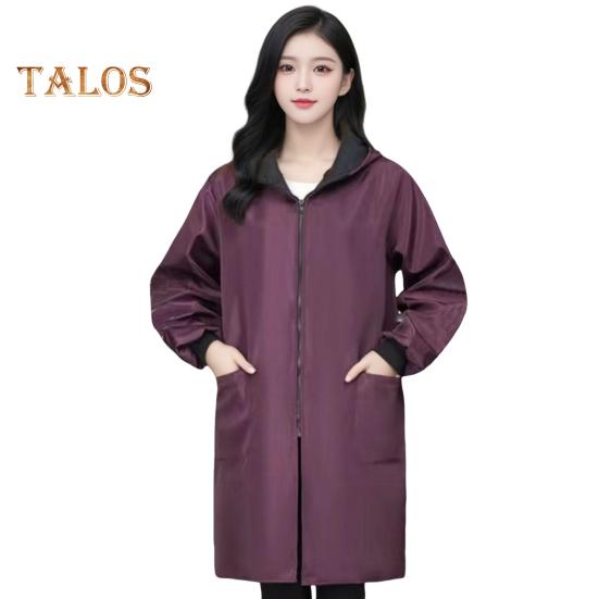 Жіноча куртка з довгим рукавом і капюшоном на блискавці з довгим рукавом і високою насиченістю кольорів. Теплоізоляційний водонепроникний верхній одяг L фіолетовий
Жіноча куртка з довгим рукавом і капюшоном на блискавці з довгим рукавом і високою насиченістю кольорів. Теплоізоляційний водонепроникний верхній одяг L фіолетовий