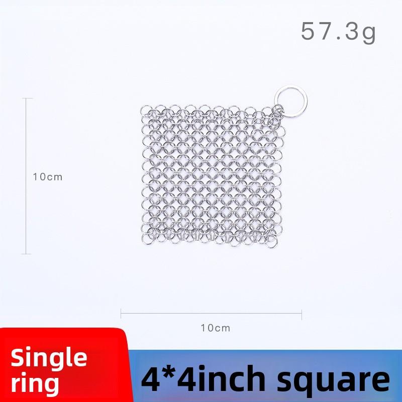 Kitchen Supplies 316 Stainless Steel Pot Scrubber Net Metal Round Ring Net Kitchen Magic Cleaning Pot Scrubber Net 4* 4inch Square
Kitchen Supplies 316 Stainless Steel Pot Scrubber Net Metal Round Ring Net Kitchen Magic Cleaning Pot Scrubber Net 4* 4inch Square