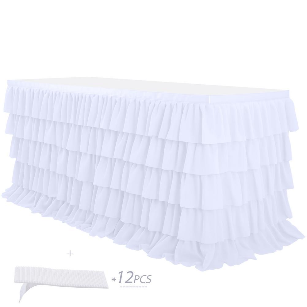 Party Table Skirt Tutu Ruffled Tablecloth Cover Elegant Wedding Table Skirt Baby Shower Hotel Display Gift Dining Table Decor
Party Table Skirt Tutu Ruffled Tablecloth Cover Elegant Wedding Table Skirt Baby Shower Hotel Display Gift Dining Table Decor