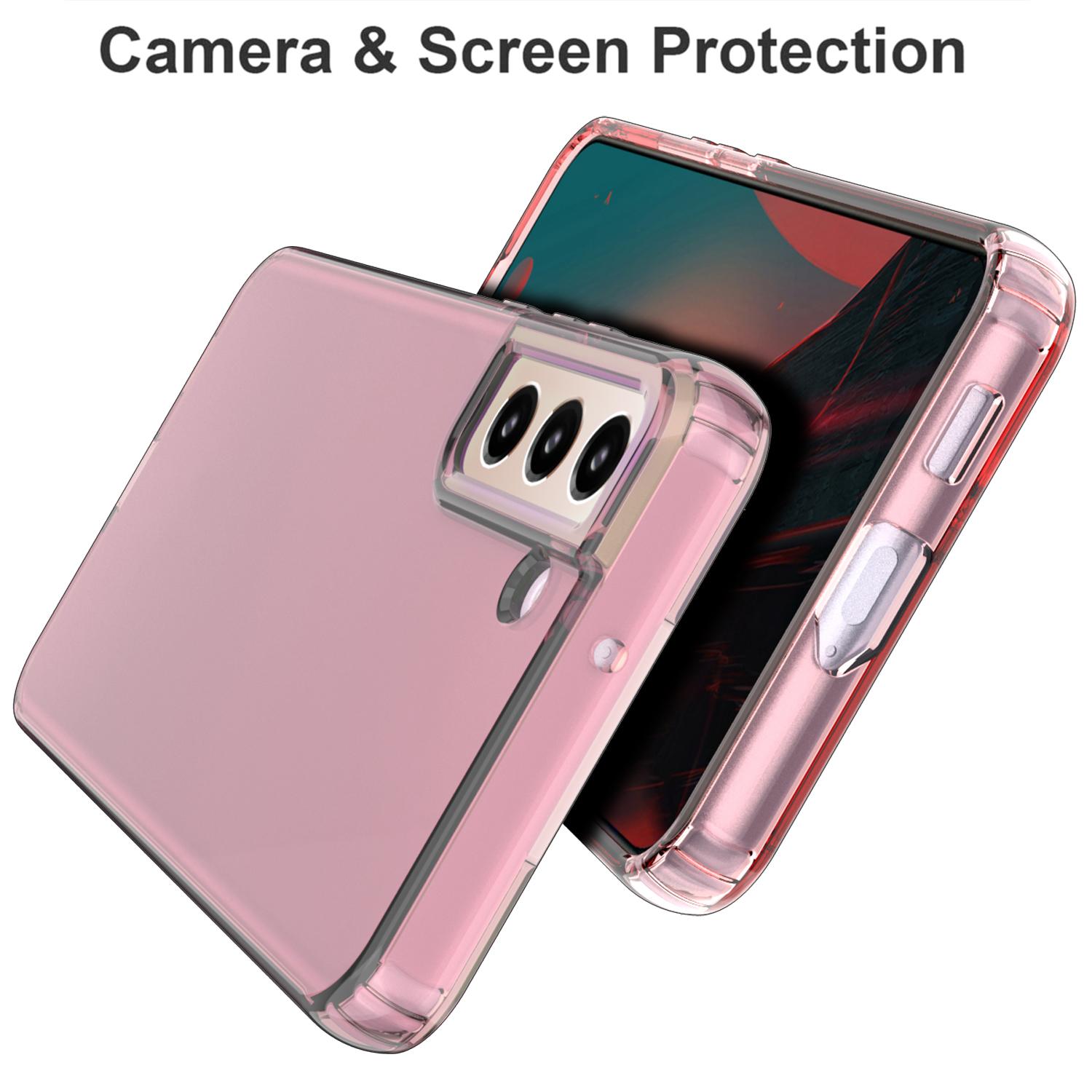 GW18 Soft TPU Clear Well-protected Anti-fall Phone Case for Samsung Galaxy S22 5G Transparent Pink
GW18 Soft TPU Clear Well-protected Anti-fall Phone Case for Samsung Galaxy S22 5G Transparent Pink