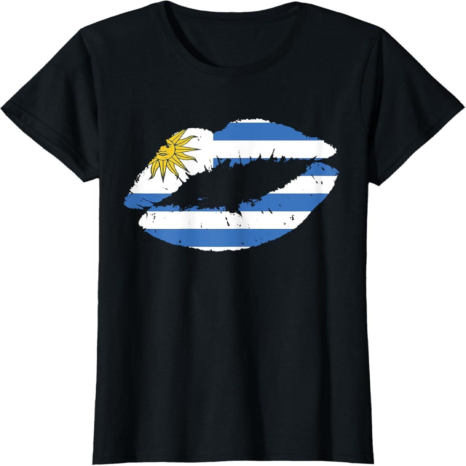 Uruguay Lips Kiss Uruguayan Flag Pride Soccer Fan Gift T-Shirt XXXXXL різнокольоровий
Uruguay Lips Kiss Uruguayan Flag Pride Soccer Fan Gift T-Shirt XXXXXL різнокольоровий