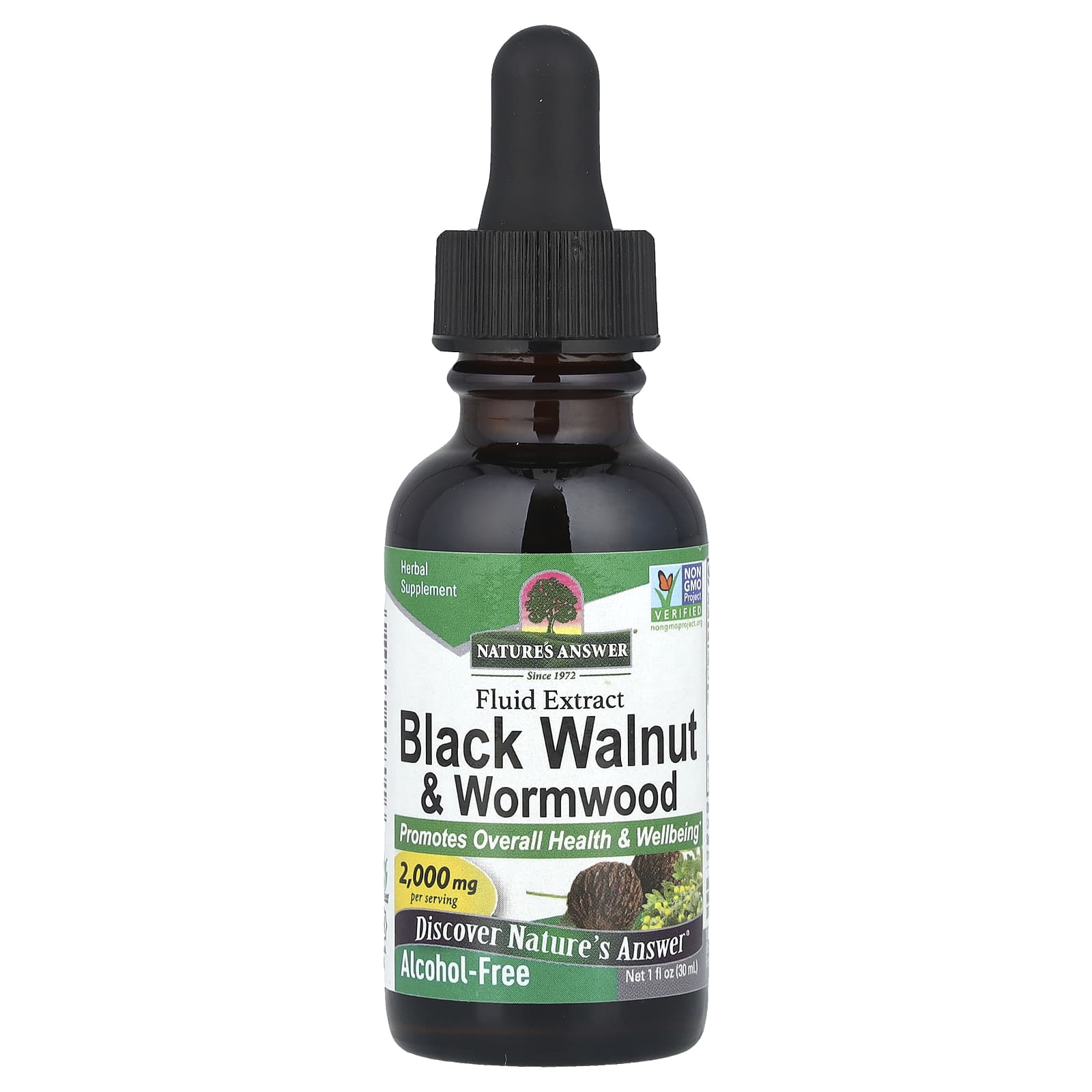 Nature S Answer, Black Walnut & Wormwood, Liquid Extract, Alcohol Free, 2,000Mg, 30Ml (1Fl Oz)
Nature S Answer, Black Walnut & Wormwood, Liquid Extract, Alcohol Free, 2,000Mg, 30Ml (1Fl Oz)