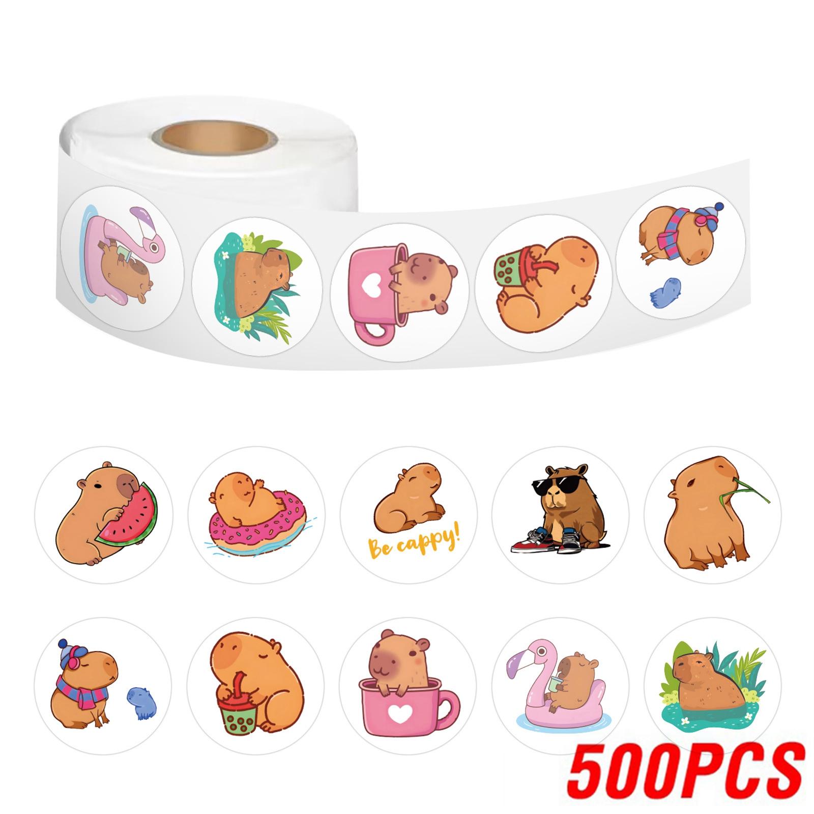 100-500pcs Cute Plump Capybara Cartoon Brown Animals Stickers DIY Scrapbook Phone Reward Seal Label Wall Sticker Kid Toy
100-500pcs Cute Plump Capybara Cartoon Brown Animals Stickers DIY Scrapbook Phone Reward Seal Label Wall Sticker Kid Toy