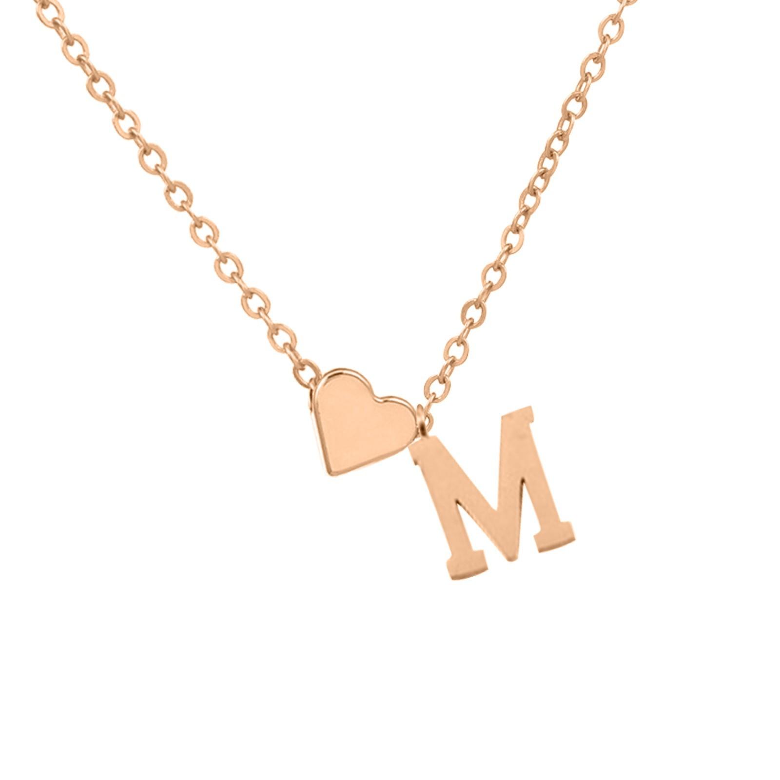 Ожерелье с инициалами в форме сердца, ожерелье с буквами в форме сердца, персонализированное ожерелье с монограммой, 1 шт. One Size
Ожерелье с инициалами в форме сердца, ожерелье с буквами в форме сердца, персонализированное ожерелье с монограммой, 1 шт. One Size