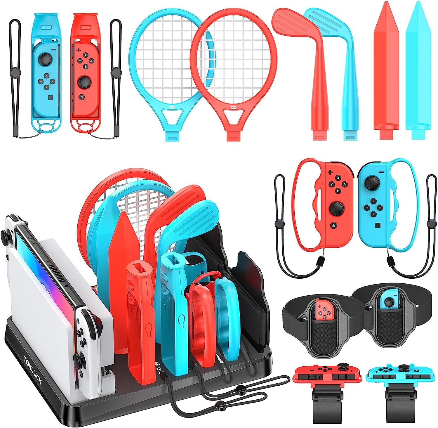 Аксесуари для Switch Switch Sports Набір 1 в 1 Kytok Switch Sports Зберігання Док-станція Switch Switch Sports Кріплення Сумісний з Реалістичним Боєм
Аксесуари для Switch Switch Sports Набір 1 в 1 Kytok Switch Sports Зберігання Док-станція Switch Switch Sports Кріплення Сумісний з Реалістичним Боєм
