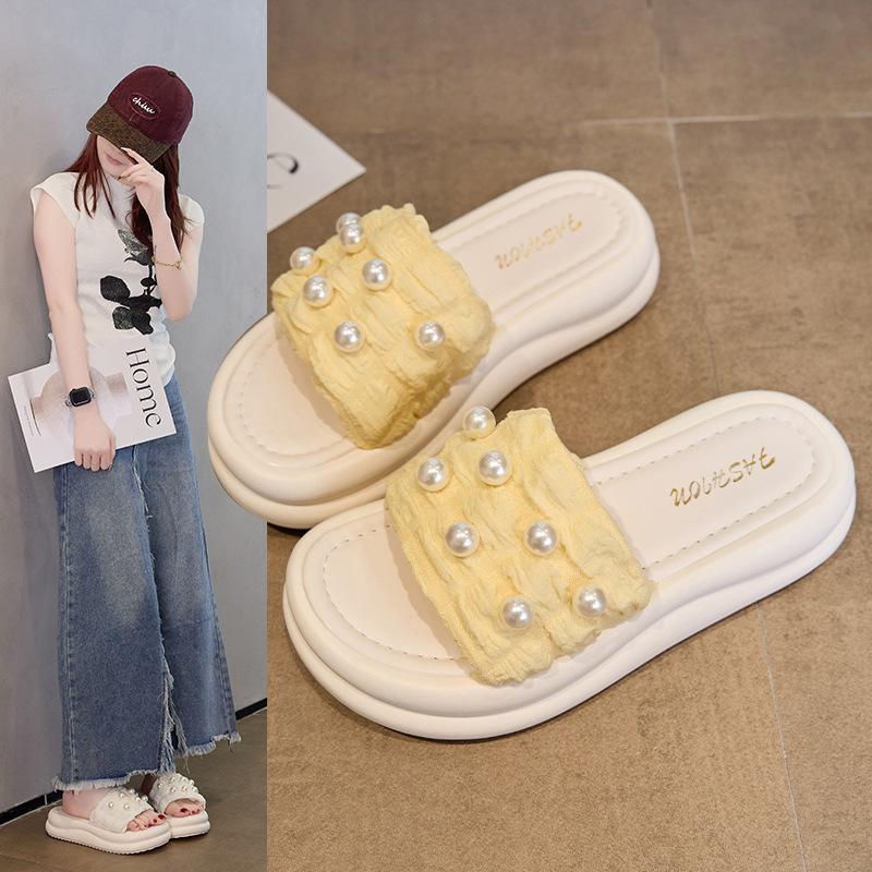 2025 fashion slippers women s summer sweet wind versatile muffin thick-soled cloth pearl shoes beach cool slippers 35 бежевый
2025 fashion slippers women s summer sweet wind versatile muffin thick-soled cloth pearl shoes beach cool slippers 35 бежевый