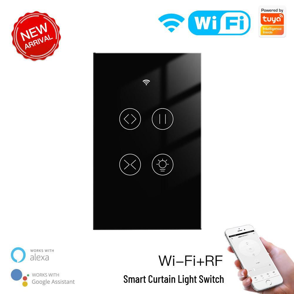 Graffiti Smart Home WiFi Curtain Light Switch, American Style 120 Type, Timer & Voice Control with Alexa.
Graffiti Smart Home WiFi Curtain Light Switch, American Style 120 Type, Timer & Voice Control with Alexa.