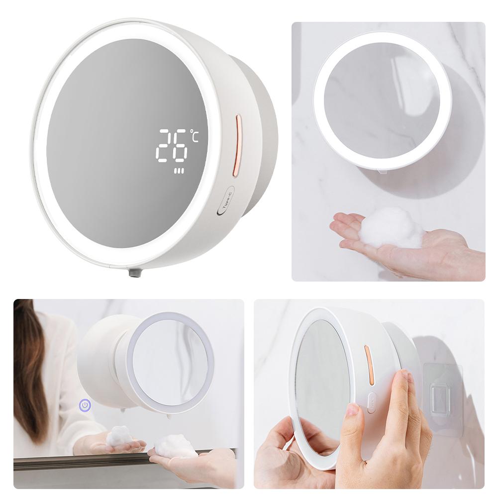 285ml Wall Mounting Hand Washer with LED Mirror Touchless Hand Soap Dispenser 3 Adjustable Levels for Bathroom Kitchen
285ml Wall Mounting Hand Washer with LED Mirror Touchless Hand Soap Dispenser 3 Adjustable Levels for Bathroom Kitchen