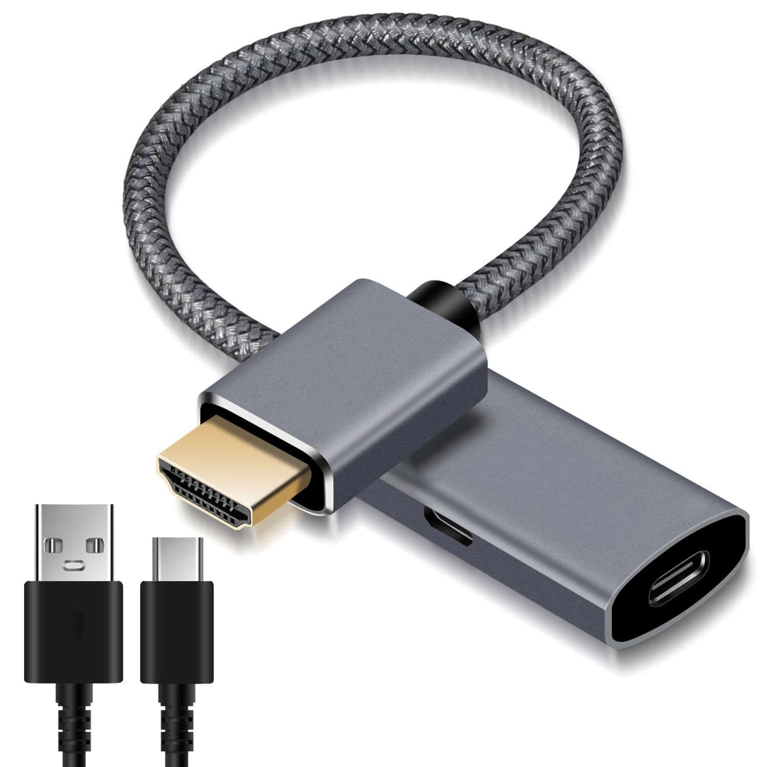 HDMI Male to Female Cable Adapter with USB C Power Unidirectional to Type C 4K 60Hz Thunderbolt 3 Adapter for MacBook Microsoft Xreal Air USB-C Cable, серый
HDMI Male to Female Cable Adapter with USB C Power Unidirectional to Type C 4K 60Hz Thunderbolt 3 Adapter for MacBook Microsoft Xreal Air USB-C Cable, серый