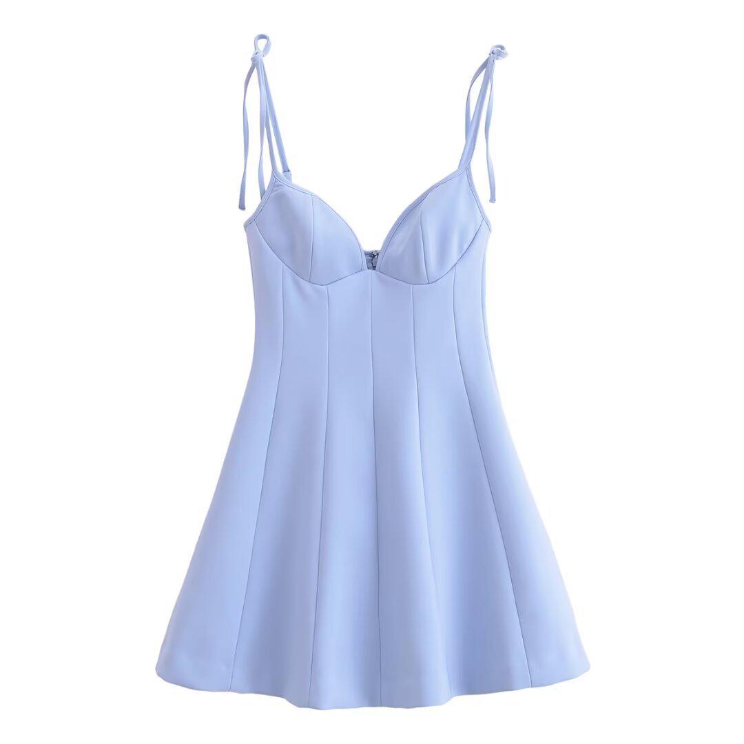 Весна/Лето 2025 Женское Приталенное Платье с Милым Декором в Виде Бантов XS светло-синий
Весна/Лето 2025 Женское Приталенное Платье с Милым Декором в Виде Бантов XS светло-синий