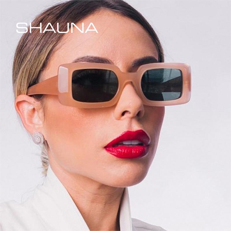 SHAUNA винтажные маленькие прямоугольные желе чайно-розовые женские солнцезащитные очки модные оттенки UV400 мужские солнцезащитные очки
SHAUNA винтажные маленькие прямоугольные желе чайно-розовые женские солнцезащитные очки модные оттенки UV400 мужские солнцезащитные очки