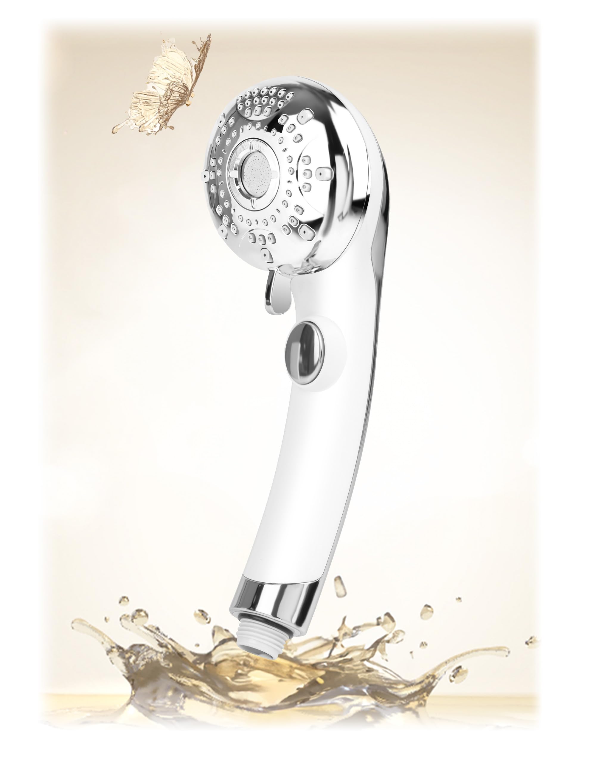 Newly 6 Levels of Water Ultra Fine SPARK Shower Micro Nano Shower Head Water Stop at Over Water High Cleaning 6 Levels of Water Beautiful Skin Pore
Newly 6 Levels of Water Ultra Fine SPARK Shower Micro Nano Shower Head Water Stop at Over Water High Cleaning 6 Levels of Water Beautiful Skin Pore