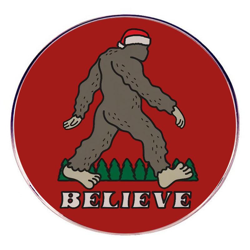 Believe Christmas Bigfoot Cartoon Brooch: Gorilla Monster Pin Badge in Metal Alloy 3CM
Believe Christmas Bigfoot Cartoon Brooch: Gorilla Monster Pin Badge in Metal Alloy 3CM
