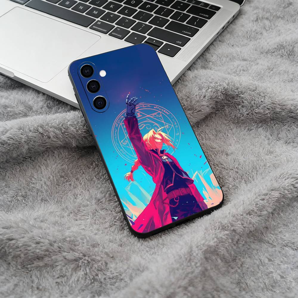 Fullmetal -Alchemist-Edward -Elric Black Soft Silicone Phone Case for Samsung Galaxy A73, A71, A72, A70, A53, A52, A51 Samsung a714g
Fullmetal -Alchemist-Edward -Elric Black Soft Silicone Phone Case for Samsung Galaxy A73, A71, A72, A70, A53, A52, A51 Samsung a714g