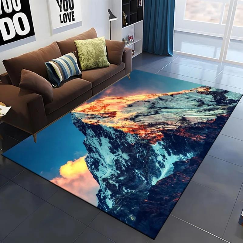 Snow Mountain Pattern Carpet Nordic Landscape Floor Mat Soft Area Rug for Living Room Sofa Bedroom Non-slip Entrance Doormat 40x60cm 16x24 inch
Snow Mountain Pattern Carpet Nordic Landscape Floor Mat Soft Area Rug for Living Room Sofa Bedroom Non-slip Entrance Doormat 40x60cm 16x24 inch