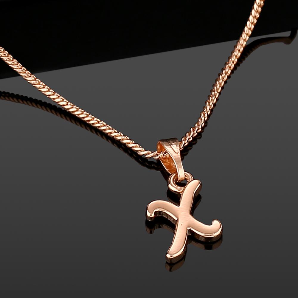 Estele Valentine gift - Подвеска Intital X Letter с покрытием из розового золота для женщин
Estele Valentine gift - Подвеска Intital X Letter с покрытием из розового золота для женщин