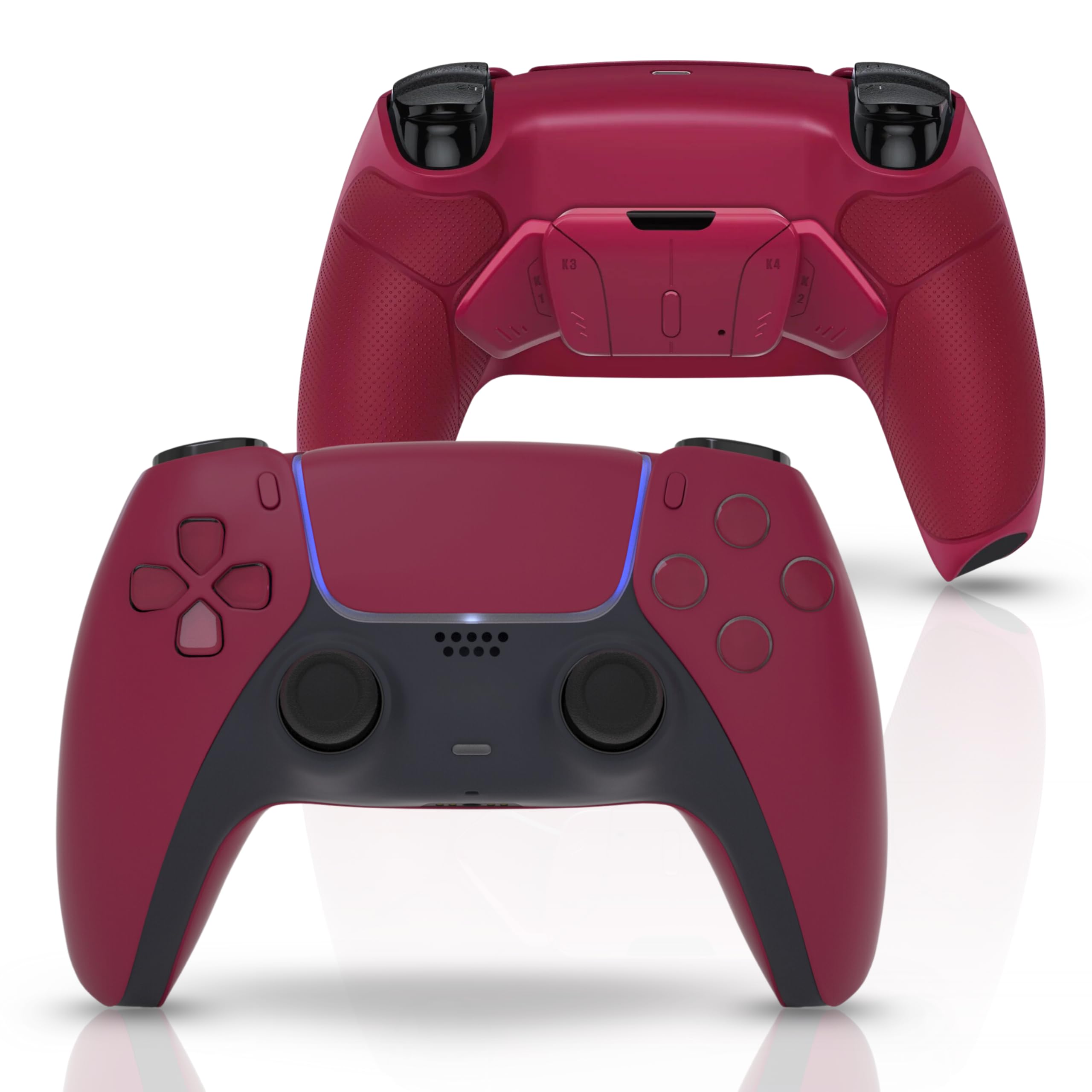 Користувацький контролер Karaful Gaming PS5 Контролер FPS, сумісний з комп’ютером 4 задні пелюстки, оснащені функцією переналаштування Легка функція вібрації червоний
Користувацький контролер Karaful Gaming PS5 Контролер FPS, сумісний з комп’ютером 4 задні пелюстки, оснащені функцією переналаштування Легка функція вібрації червоний
