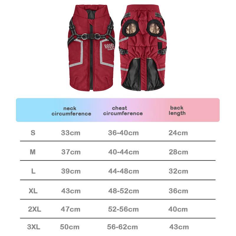 Pet Dog Cotton Coat With Traction Hole And Reflective Dog Autumn Winter Dog Warm Thick Jacket Lightweight Dog Clothes Vest S
Pet Dog Cotton Coat With Traction Hole And Reflective Dog Autumn Winter Dog Warm Thick Jacket Lightweight Dog Clothes Vest S