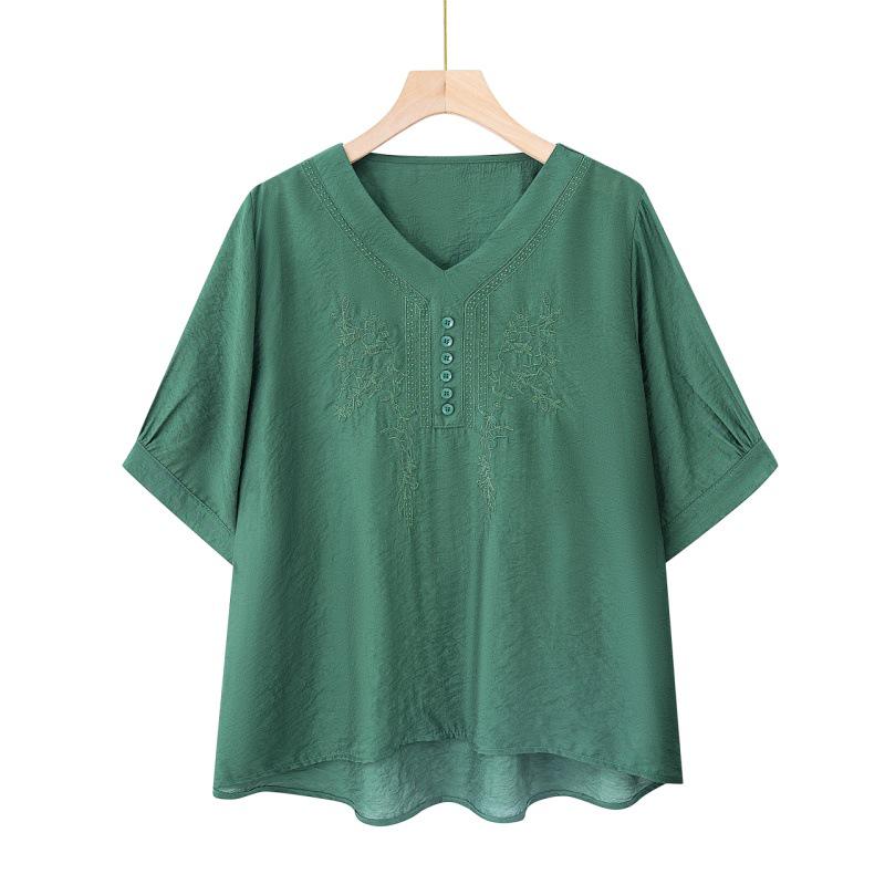 Breathable Chinese-Style Summer Top for Middle-Aged and Elderly Women XXL (105-125 jin)
Breathable Chinese-Style Summer Top for Middle-Aged and Elderly Women XXL (105-125 jin)