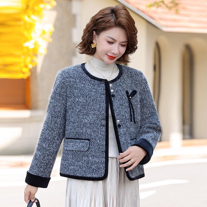 Elegant French-Style Wool Jacket for Middle-Aged & Elderly Women - Spring Fashion Chic 5XL (145-155 lbs)
Elegant French-Style Wool Jacket for Middle-Aged & Elderly Women - Spring Fashion Chic 5XL (145-155 lbs)