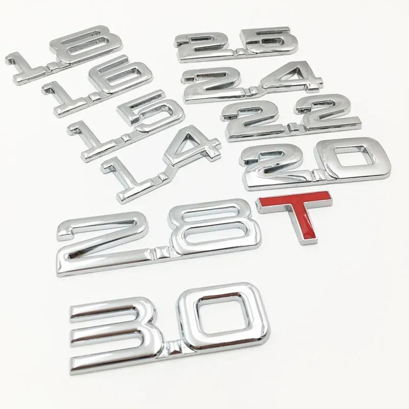 3D Metal Car Displacement 1.3 1.4 1.5 2.4 1.6 1.8 2.0 2.2 2.5 2.8 3.0 T Volume Logo Car Rear Trunk Emblem Badge Vehicle Sticker Red T срібний
3D Metal Car Displacement 1.3 1.4 1.5 2.4 1.6 1.8 2.0 2.2 2.5 2.8 3.0 T Volume Logo Car Rear Trunk Emblem Badge Vehicle Sticker Red T срібний