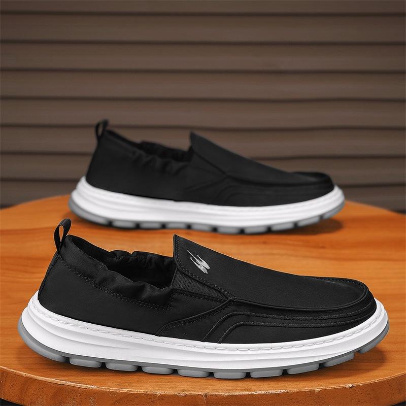 Ice silk cloth thin men s shoes wear soft-soled casual lazy shoes in summer, breathable one-pedal sleeve driving board shoes men 39 чёрный
Ice silk cloth thin men s shoes wear soft-soled casual lazy shoes in summer, breathable one-pedal sleeve driving board shoes men 39 чёрный