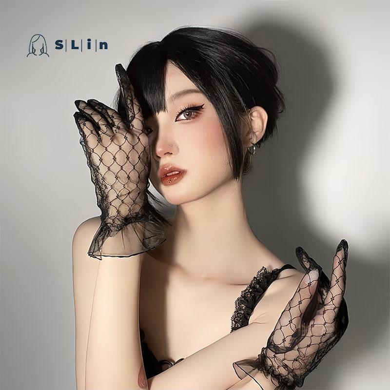 New Lace Gloves Adults Wedding Bride White Black Performance Lolita Sleeves with JK Japanese Kawaii Vintage Chiffon Arm Glove чёрный
New Lace Gloves Adults Wedding Bride White Black Performance Lolita Sleeves with JK Japanese Kawaii Vintage Chiffon Arm Glove чёрный