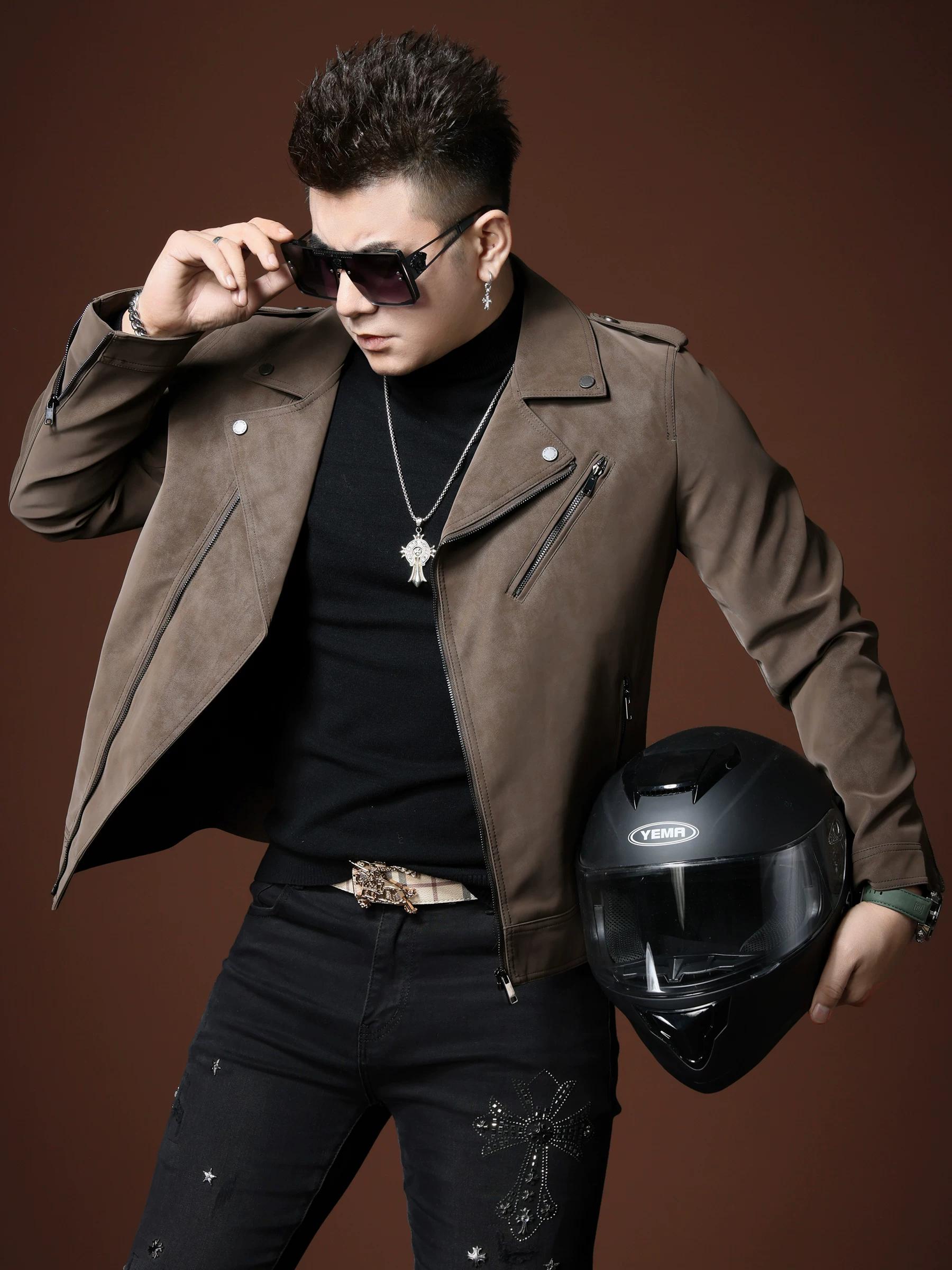 European-Style Men s Trendy Brand Stylish Biker Jacket, Cool Lapel Leather Jacket for Men, New Autumn and Winter Fashion Leather Jacket Coat 3XL хаки
European-Style Men s Trendy Brand Stylish Biker Jacket, Cool Lapel Leather Jacket for Men, New Autumn and Winter Fashion Leather Jacket Coat 3XL хаки