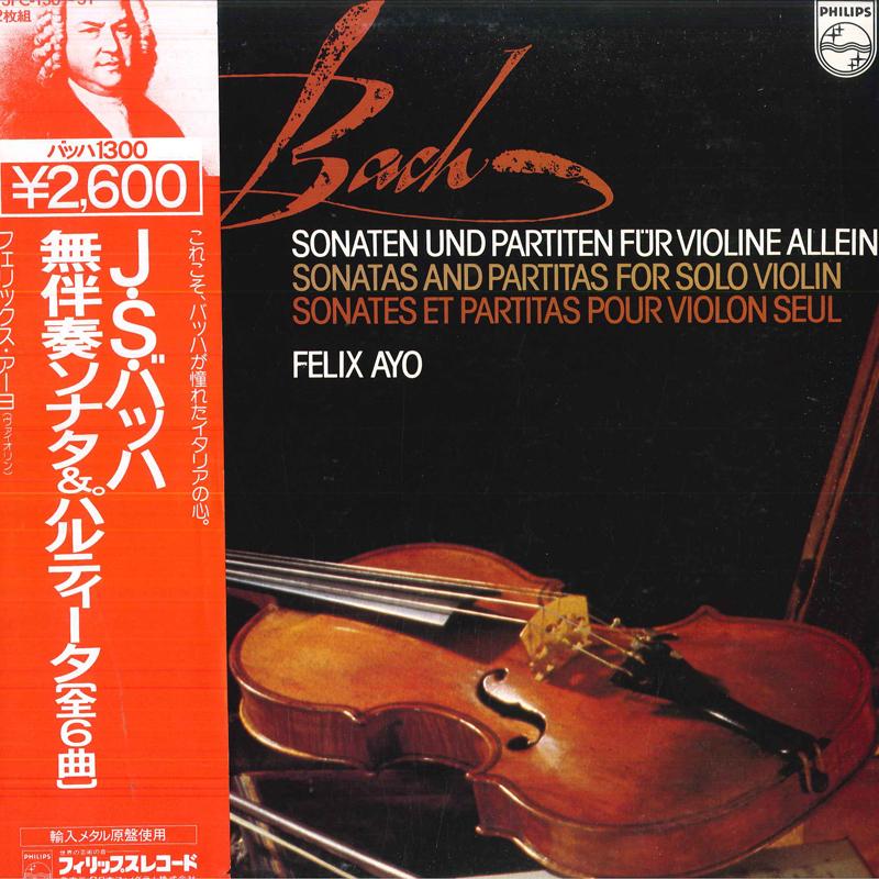 LP Record FELIX AYO J.s.bach Sonatas Partitas For Sol 13PC13031 PHILIPS 1979 Japan Obi Classical Used
LP Record FELIX AYO J.s.bach Sonatas Partitas For Sol 13PC13031 PHILIPS 1979 Japan Obi Classical Used